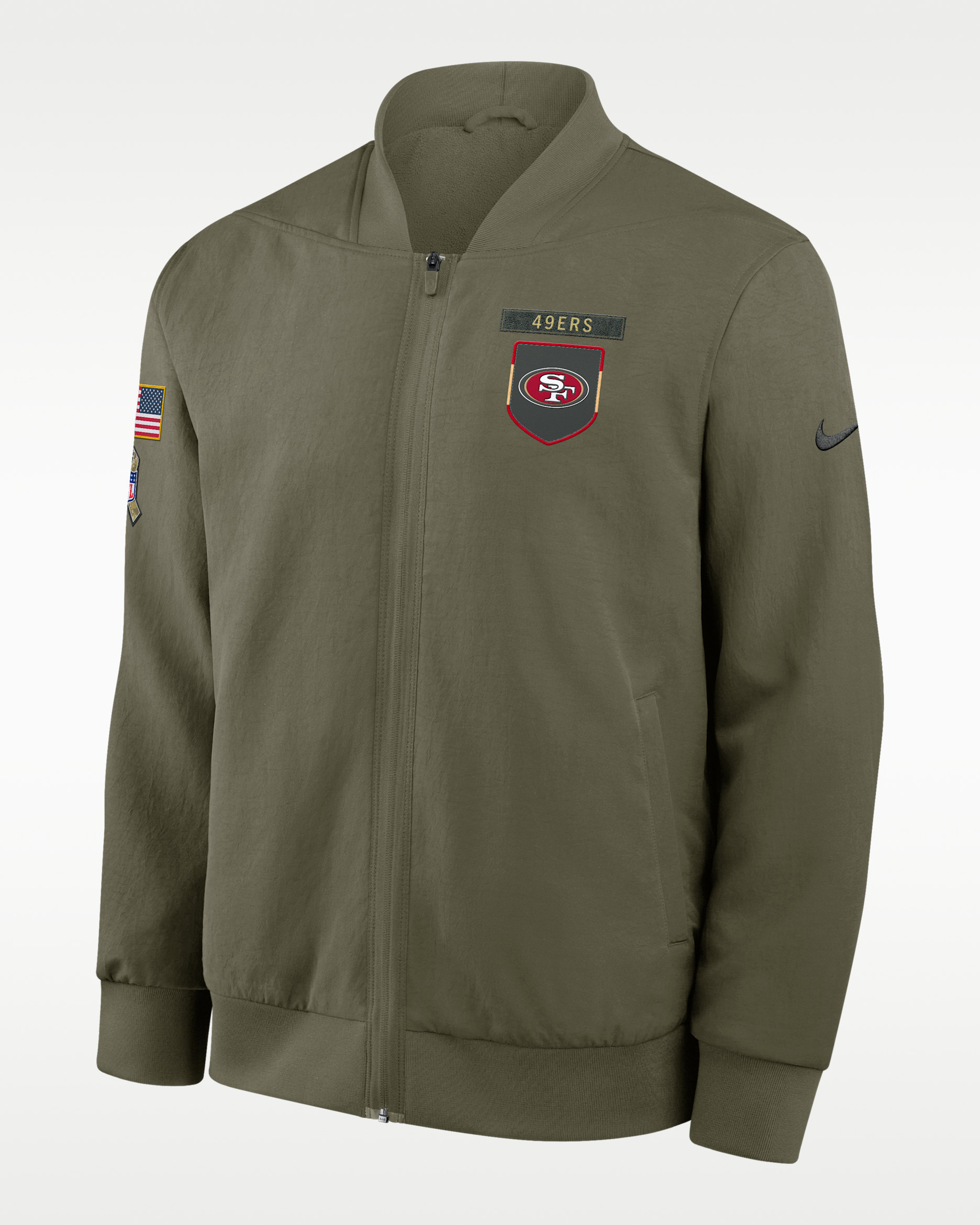 San Francisco 49ers Salute to Service Sideline Men's Nike NFL Full